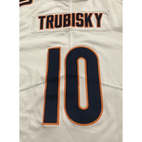 Nike Mitchell Trubisky Chicago Bears Mens Large Sewn NFL Jersey - Picture 3 of 6